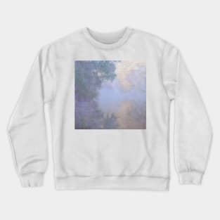 Branch of the Seine near Giverny (Mist), from the series Mornings on the Seine by Claude Monet Crewneck Sweatshirt